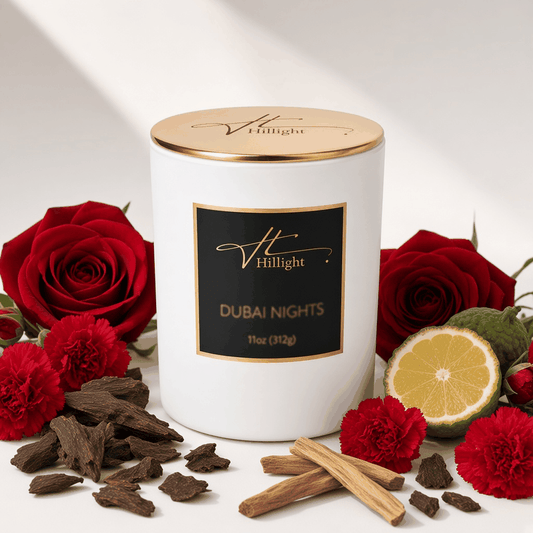 Hillight Dubai Nights Arabian-inspired luxury candle gift