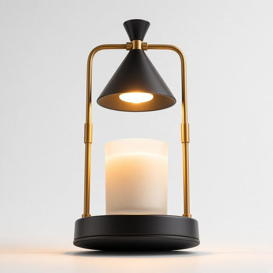 Hillight flameless candle warmer lamp in cozy home setting