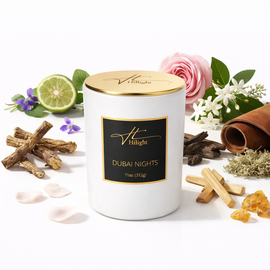 Hillight Dubai Nights Arabian-inspired luxury candle gift