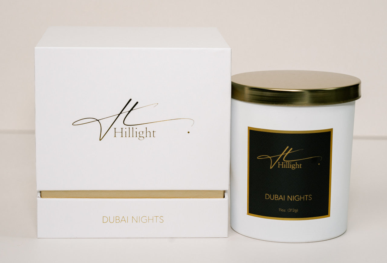 Dubai Nights Luxury Candle, EcoFriendly, Natural, Home Fragrance