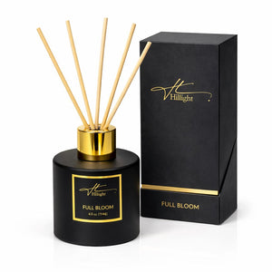 Full Bloom reed diffuser with floral fragrance by Hillight