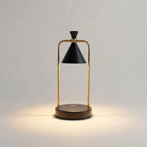 Hillight flameless candle warmer lamp in cozy home setting