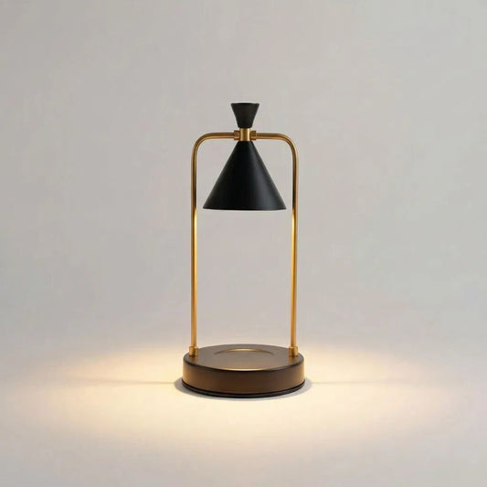 Hillight flameless candle warmer lamp in cozy home setting